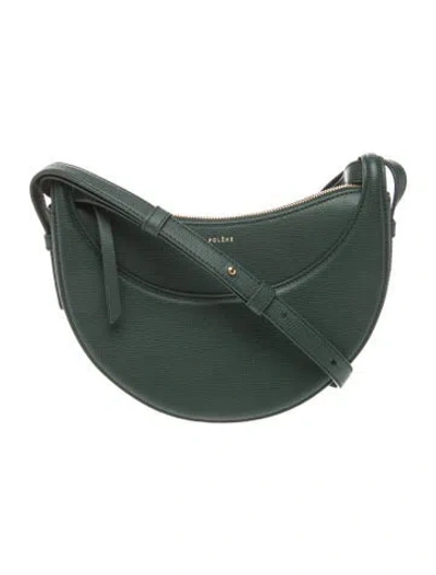 Pre-owned Polene Leather Numero Dix In Green