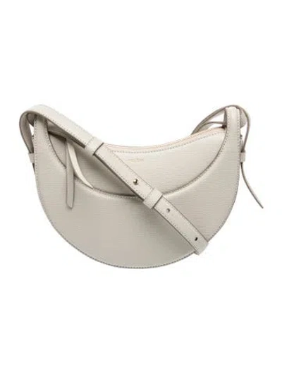 Pre-owned Polene Leather Numero Dix In Grey