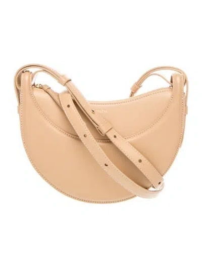 Pre-owned Polene Leather Numero Dix In Neutrals
