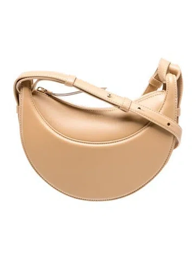 Pre-owned Polene Leather Numero Dix In Neutrals