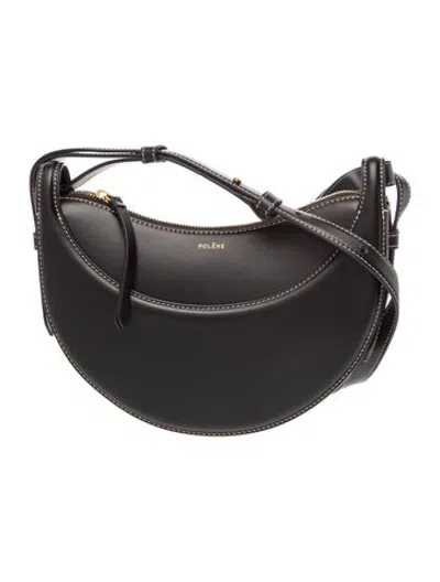 Pre-owned Polene Leather Numero Dix W/ Tags In Black