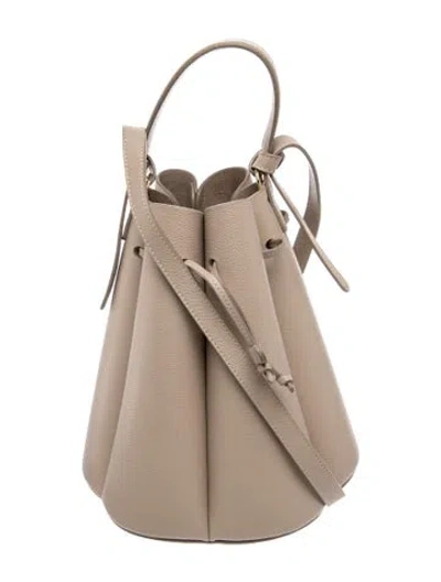 Pre-owned Polene Leather Numero Huit In Neutral