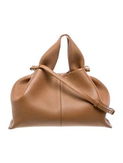 Pre-owned Polene Leather Numéro Neuf In Brown