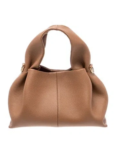 Pre-owned Polene Leather Numéro Neuf In Brown