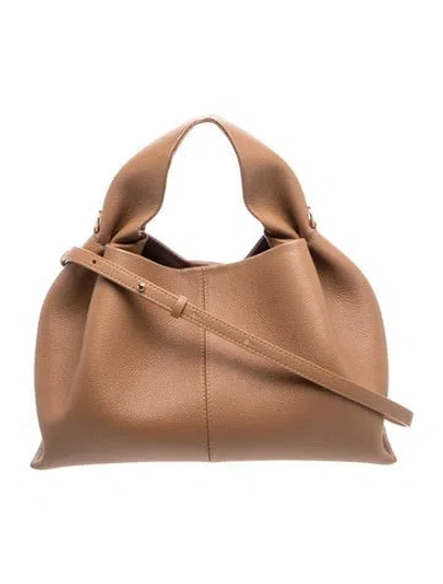 Pre-owned Polene Leather Numéro Neuf In Brown