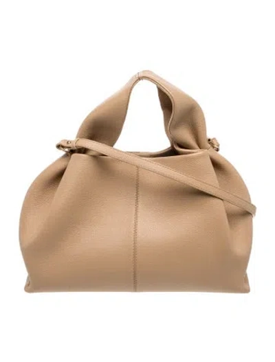 Pre-owned Polene Leather Numéro Neuf In Neutrals