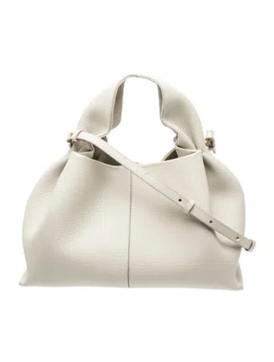 Pre-owned Polene Leather Numéro Neuf In Neutrals
