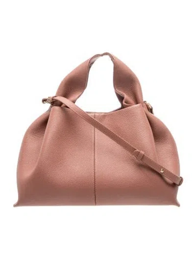 Pre-owned Polene Leather Numéro Neuf In Neutrals