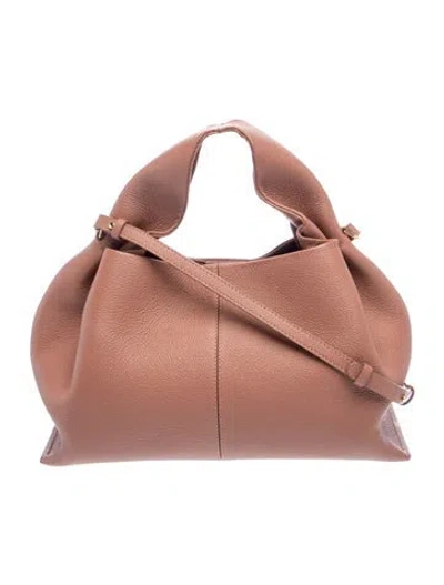 Pre-owned Polene Leather Numéro Neuf In Pink