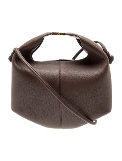 Pre-owned Polene Leather Numéro Onze In Brown