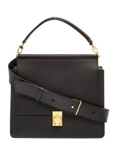Pre-owned Polene Leather Numéro Sept W/ Tags In Black