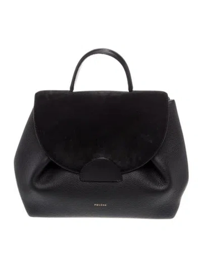 Pre-owned Polene Leather Numéro Un In Black