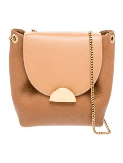 Pre-owned Polene Leather Numero Un In Brown