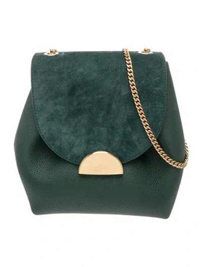 Pre-owned Polene Leather Numero Un In Green