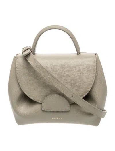 Pre-owned Polene Leather Numéro Un In Green