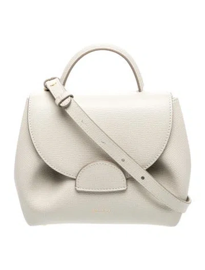 Pre-owned Polene Leather Numéro Un Nano In Neutrals