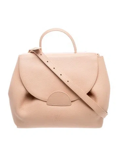 Pre-owned Polene Leather Numéro Un In Pink