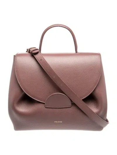 Pre-owned Polene Leather Numéro Uno In Pink