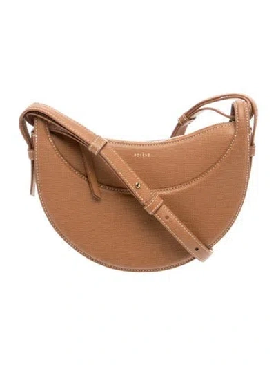 Pre-owned Polene Leather  Numero Dix Mini In Neutral