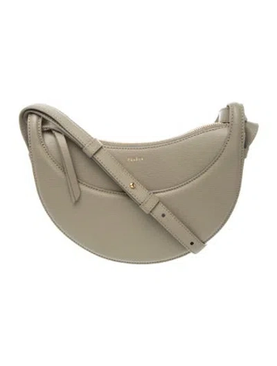 Pre-owned Polene Leather  Numero Dix Small In Neutrals