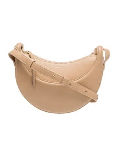 Pre-owned Polene Leather  Numero Dix Small In Neutrals