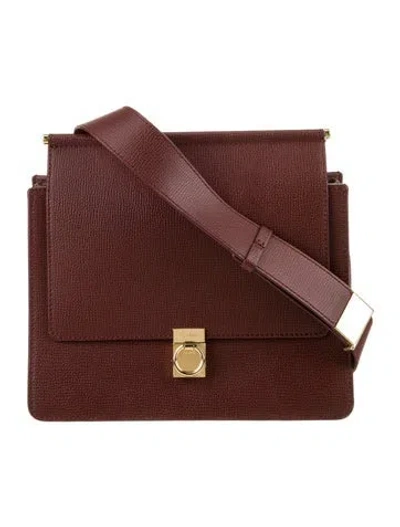 Pre-owned Polene Leather Shoulder Bag In Brown