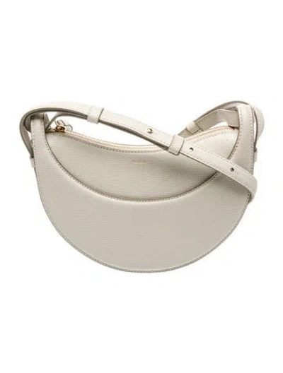 Pre-owned Polene Leather Shoulder Bag In Neutral
