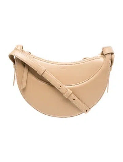 Pre-owned Polene Leather Shoulder Bag In Neutral