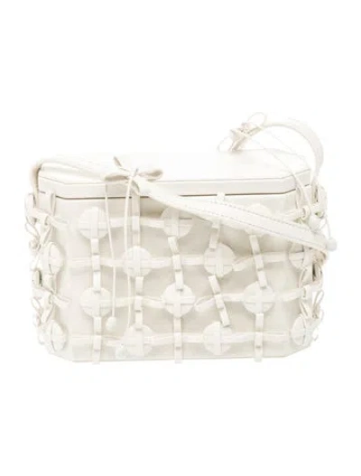 Pre-owned Polene Leather Shoulder Bag In Neutral