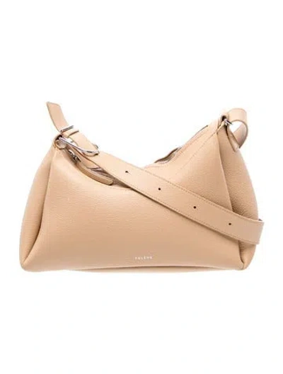 Pre-owned Polene Leather Shoulder Bag In Neutral