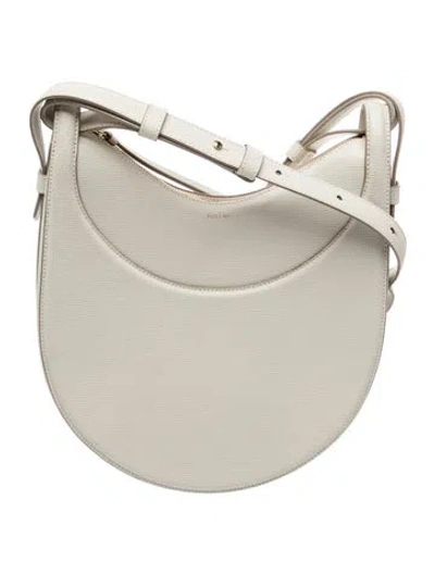 Pre-owned Polene Leather Shoulder Bag In Neutral
