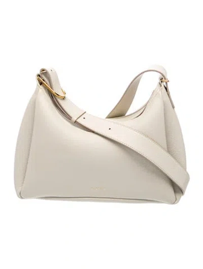 Pre-owned Polene Leather Shoulder Bag In Neutral