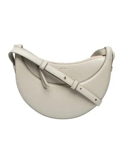 Pre-owned Polene Leather Shoulder Bag In Neutral