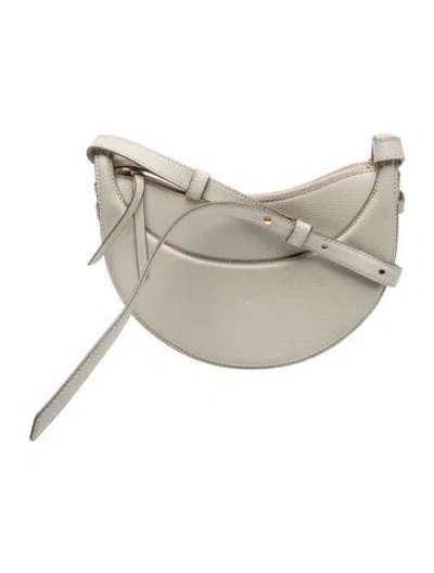 Pre-owned Polene Leather Shoulder Bag In Neutrals