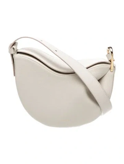 Pre-owned Polene Leather Tonca In Neutrals