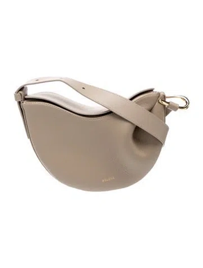 Pre-owned Polene Leather Tonca In Neutrals