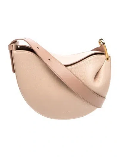 Pre-owned Polene Leather Tonca In Neutrals