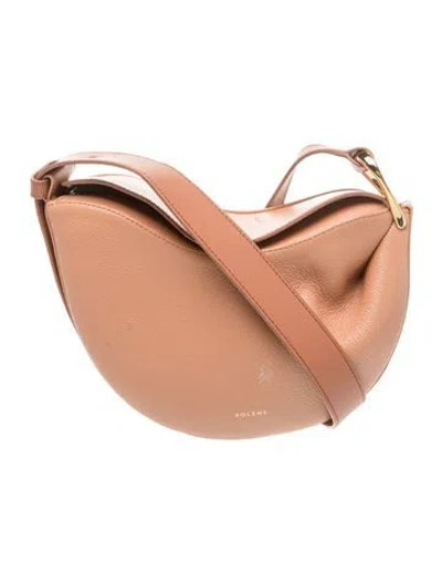 Pre-owned Polene Leather Tonca In Orange
