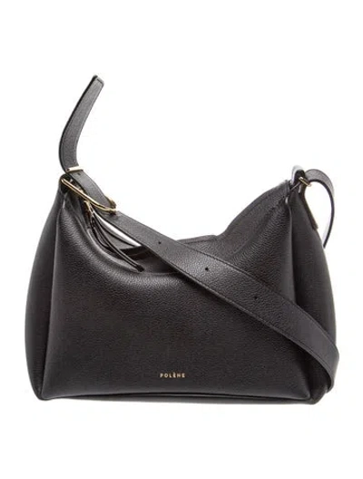 Pre-owned Polene Leather Umi In Black
