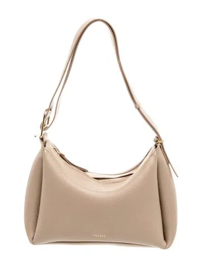 Pre-owned Polene Leather Umi In Neutral