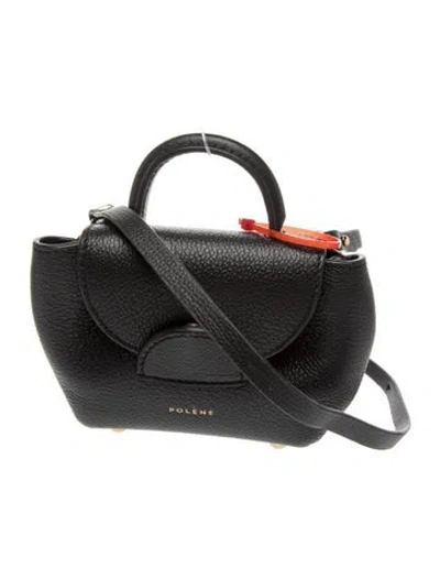 Pre-owned Polene Leather Un In Black
