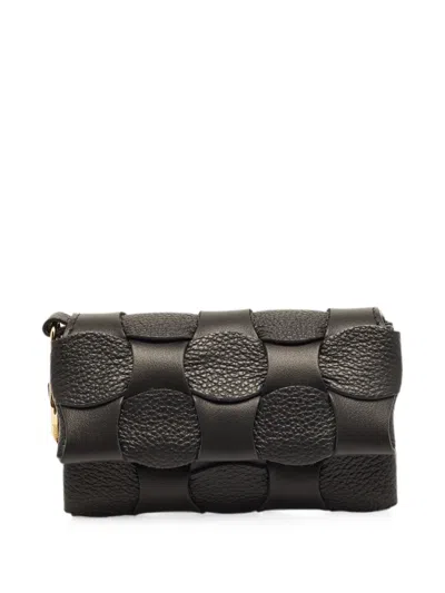 Pre-owned Polene Neiti Duo Card Holder In Black