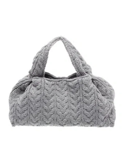 Pre-owned Polene Numero Neuf In Gray