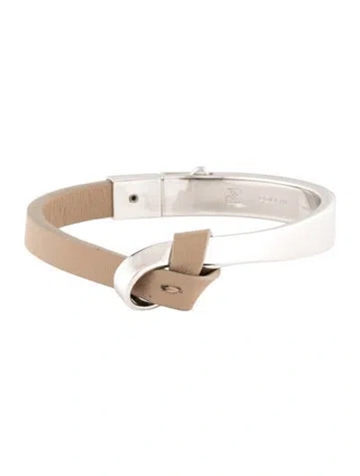 Pre-owned Polene Ormé Bangle, 5.75" In Neutrals