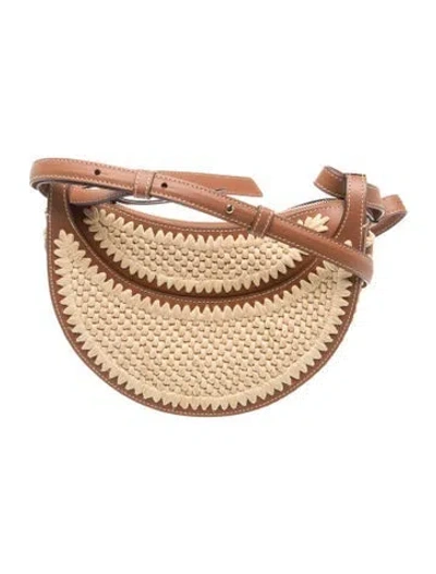 Pre-owned Polene Straw Numero Dix In Neutrals