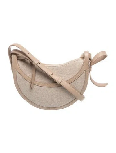 Pre-owned Polene Wool Numéro Dix 'duo' In Neutral