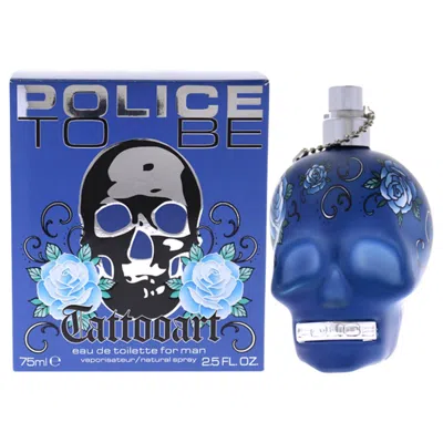 Police 2.5 oz To Be Tattooart Edt Spray For Men In Multi