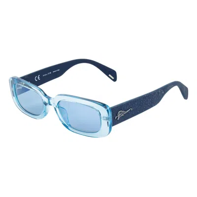 Police Acetate Women's Sunglasses In Blue