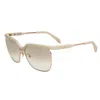 Police Beige Metal Sunglasses In Neutral
