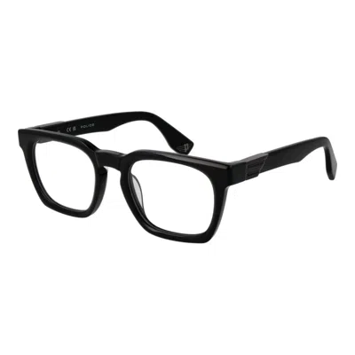 Police Black Cellulose Acetate Glasses (frames)